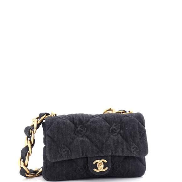 Chanel Funky Town Flap Bag Cc Embossed #171126C57B - Picture 3 of 7